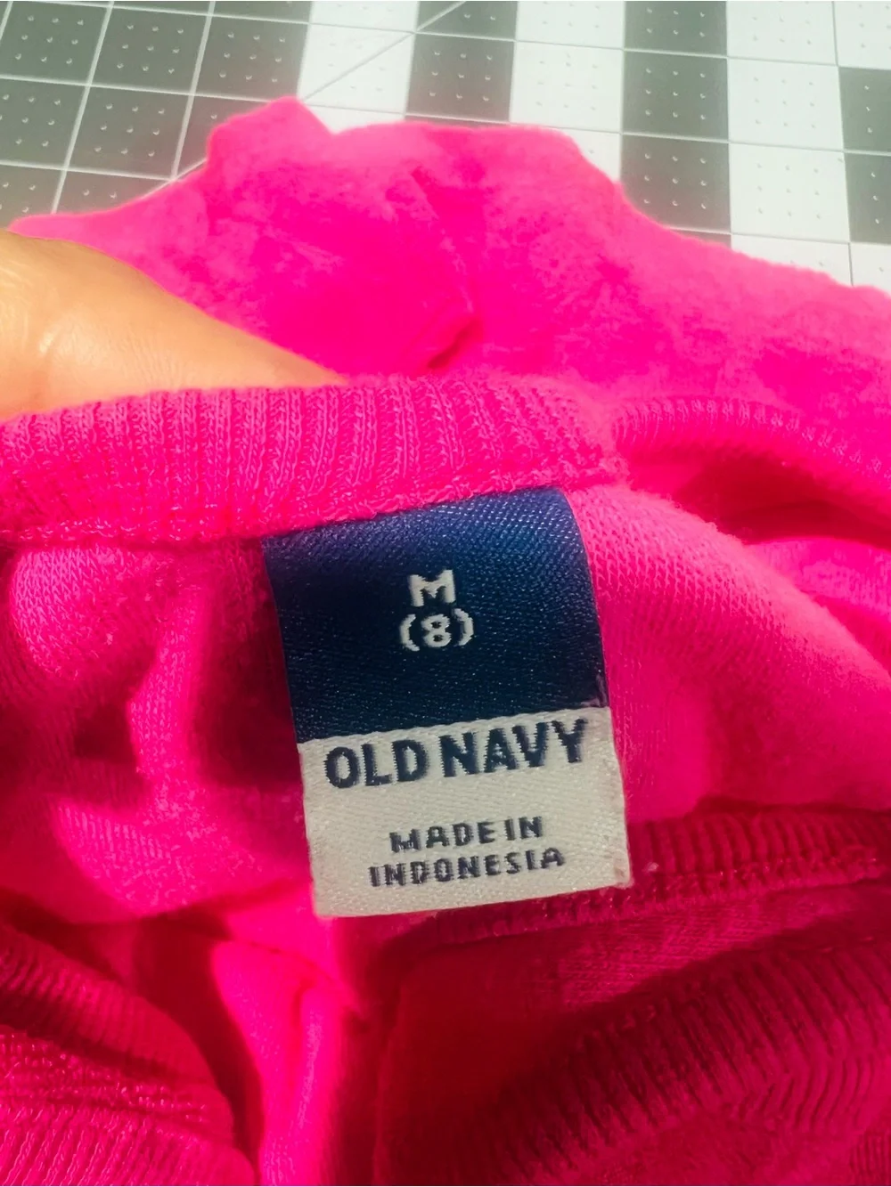 Old Navy Girls Sleeveless Terry Cinched Waist Romper PINK